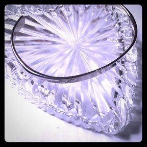 Silver cuff bracelet